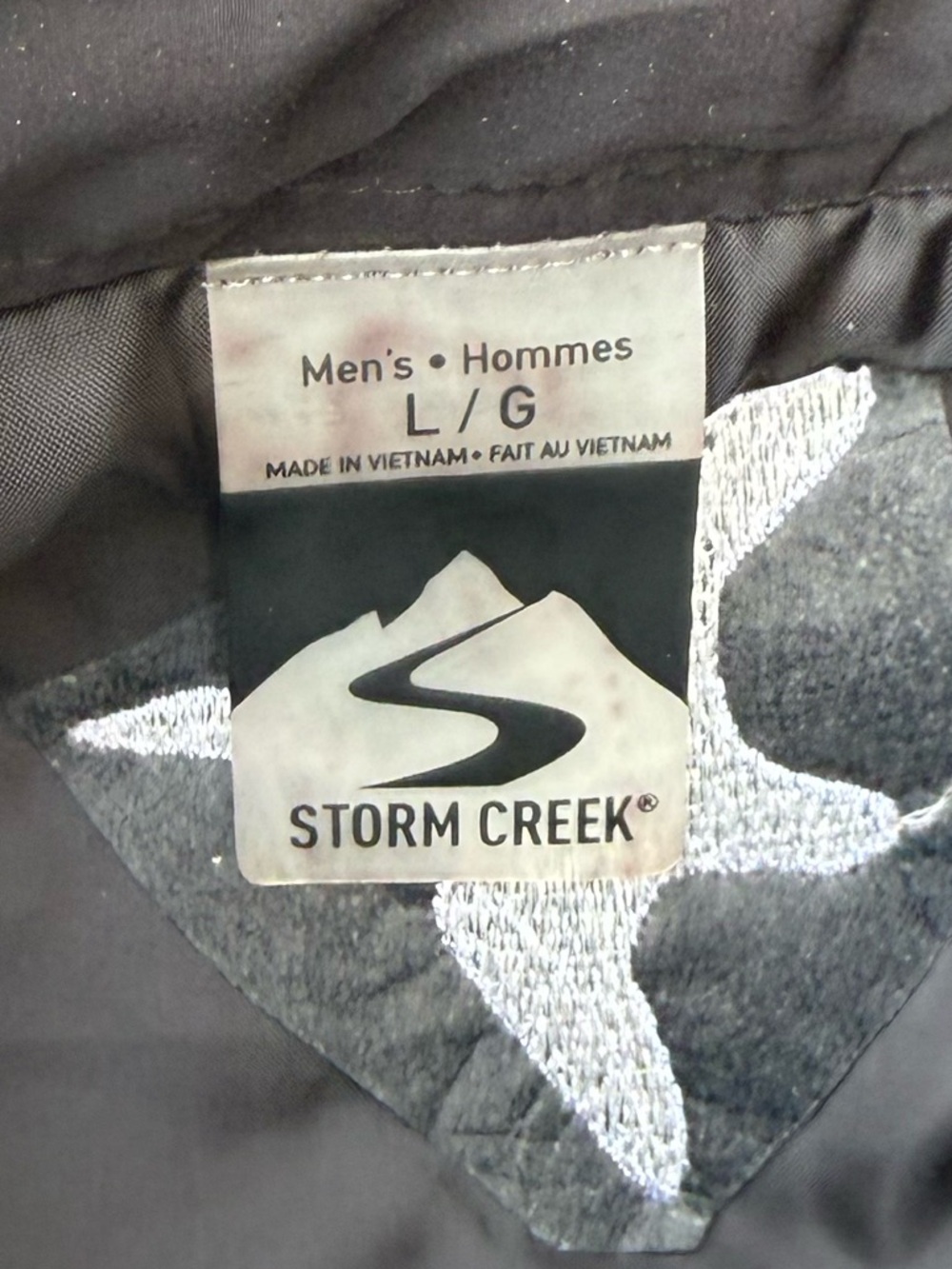 Men's Black Quilted Zip-Front Vest with Logo - Picture 4 of 9